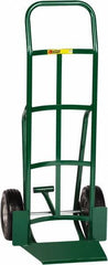 Little Giant - 600 Lb Capacity 47" OAH Hand Truck - Continuous Handle, Steel, Flat-Free Microcellular Foam Wheels - USA Tool & Supply