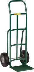 Little Giant - 600 Lb Capacity 47" OAH Hand Truck - Continuous Handle, Steel, Flat-Free Microcellular Foam Wheels - USA Tool & Supply