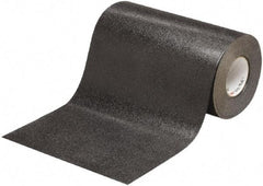 Ability One - Black Solid Color Anti-Slip Vinyl Tape - 24" Wide x 60' Long x 0.036" Thick, General Traffic - USA Tool & Supply