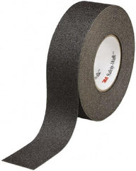 Ability One - Black Solid Color Anti-Slip Vinyl Tape - 3/4" Wide x 60' Long x 0.028" Thick, General Traffic - USA Tool & Supply