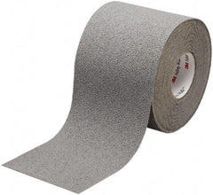 Ability One - Gray Solid Color Anti-Slip Vinyl Tape - 4" Wide x 60' Long x 0.045" Thick, General Traffic - USA Tool & Supply
