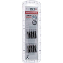 Wiha - 1/4" Drive, #3 Tri-Wing Screwdriver Bit - 1" OAL - USA Tool & Supply