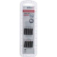 Wiha - 1/4" Drive, #8 Torq-Set Screwdriver Bit - 1" OAL - USA Tool & Supply