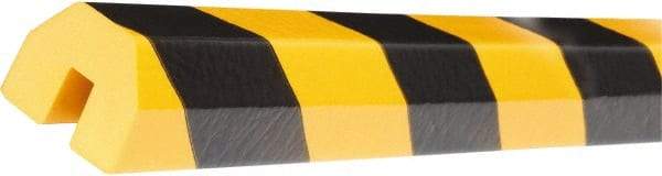 PRO-SAFE - Polyurethane Foam Type BB Edge Guard - Black/Yellow - USA Tool & Supply