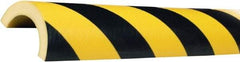 PRO-SAFE - Polyurethane Foam Type R50 Pipe Guard - Black/Yellow - USA Tool & Supply