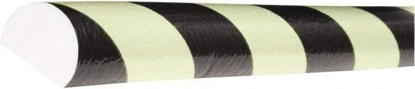 PRO-SAFE - Polyurethane Foam Type C Corner Guard - Glow - USA Tool & Supply