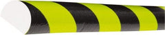 PRO-SAFE - Polyurethane Foam Type C Corner Guard - Fluorescent Yellow - USA Tool & Supply