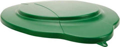 Vikan - 5 Gal Polypropylene Pail Lid - Green, For Use with Vikan 5 Gal Pail - USA Tool & Supply