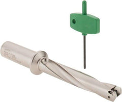 Hertel - 21.5 to 21.99mm Diam, 5xD, 107.5mm Max Depth, 1" Shank Diam, 127.3mm Flute, Replaceable Tip Drill - HMD-MAT Toolholder, Series HMD - USA Tool & Supply