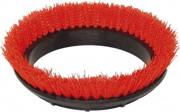 Bissell - Scrubbing Brush - 12" Machine, Orange Pad, Polyester - USA Tool & Supply