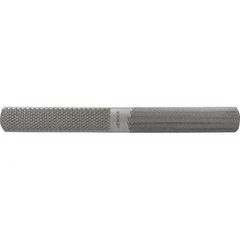 Stanley - 8" Long, Bastard Cut, 4-in-1 American-Pattern File - Double Cut, 2.88" Overall Thickness - USA Tool & Supply