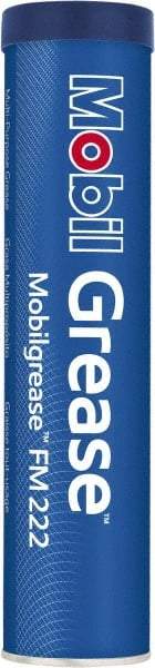 Mobil - 13.7 oz Cartridge Lithium General Purpose Grease - White, Food Grade, 500°F Max Temp, NLGIG 2, - USA Tool & Supply