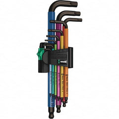 Wera - Hex Key Sets Tool Type: Hex L-Key Set Handle Type: Color Coded - USA Tool & Supply