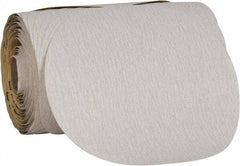 3M - 6" Diam, 120 Grit Aluminum Oxide Adhesive PSA Disc - Fine Grade, Reddish Brown, Film Backing, Flexible, Use with Random Orbital Sanders - USA Tool & Supply