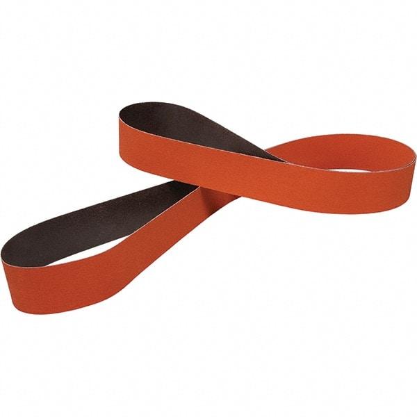 3M - 3" Wide x 132" OAL, 120 Grit, Ceramic Abrasive Belt - Ceramic, Coated, Series 984F - USA Tool & Supply