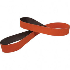 3M - 4" Wide x 132" OAL, 50 Grit, Ceramic Abrasive Belt - Ceramic, Coated, Series 984F - USA Tool & Supply