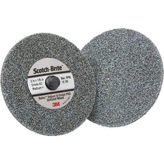3M - 3" Disc Diam, Ceramic Quick Change Disc - Type R Attaching System, Coated, Medium Grade - USA Tool & Supply