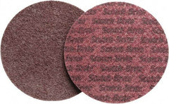 3M - 5" Diam, Aluminum Oxide Hook & Loop Disc - Medium Grade, Nonwoven, - USA Tool & Supply
