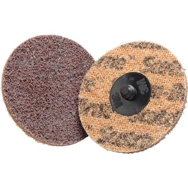 3M - 3" Disc Diam, Aluminum Oxide Quick Change Disc - Type S Attaching System, Coated, Coarse Grade - USA Tool & Supply