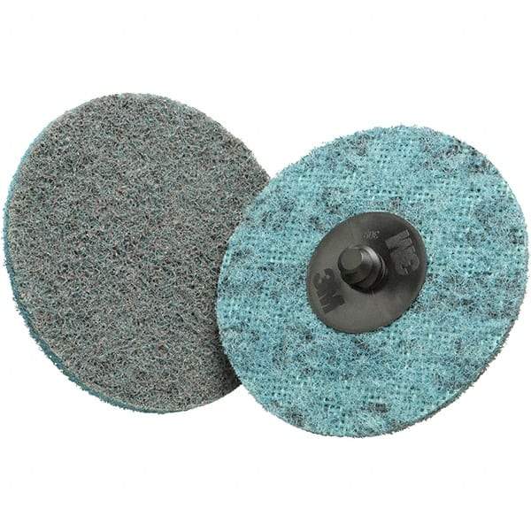 3M - 4" Disc Diam, Aluminum Oxide Quick Change Disc - Type R Attaching System, Coated, Medium Grade - USA Tool & Supply