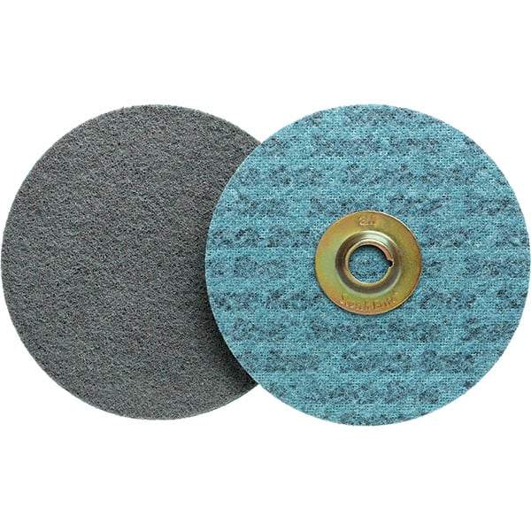 3M - 4-1/2" Disc Diam, Aluminum Oxide Quick Change Disc - Type R Attaching System, Coated, Very Fine Grade - USA Tool & Supply