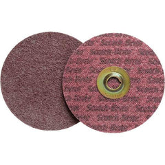 3M - 5" Disc Diam, Aluminum Oxide Quick Change Disc - Type R Attaching System, Coated, Medium Grade - USA Tool & Supply