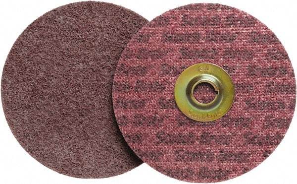 3M - 4-1/2" Disc Diam, Aluminum Oxide Quick Change Disc - Type R Attaching System, Coated, Medium Grade - USA Tool & Supply