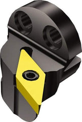 Sandvik Coromant - Left Hand Cut, Size 25, VCMT 221 Insert Compatiblity, Modular Turning & Profiling Cutting Unit Head - 18mm Ctr to Cutting Edge, 20mm Head Length, Through Coolant, Series CoroTurn 107 - USA Tool & Supply