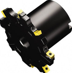 Sandvik Coromant - Arbor Connection, 0.8071" Cutting Width, 3.4842" Depth of Cut, 315mm Cutter Diam, 2.3622" Hole Diam, Indexable Slotting Cutter - 2.3622" Shank Diam, Right Hand Cutting Direction - USA Tool & Supply