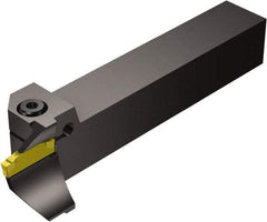Sandvik Coromant - F123, Right Hand, 28mm Max Depth of Cut, Indexable Grooving Tool Holder - N123L2-0800-0008-TF Insert Compatibility, 32mm Shank Height, 25mm Shank Width, 170mm OAL - USA Tool & Supply