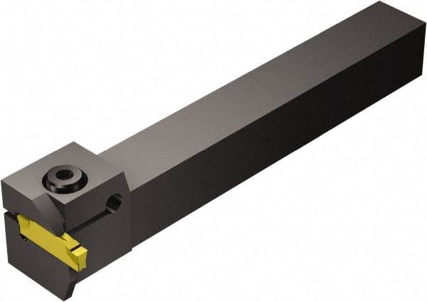 Sandvik Coromant - R/LG123..C, Right Hand, Indexable Grooving Tool Holder - N123G2-0300-0003-TF Insert Compatibility, 25mm Shank Height, 25mm Shank Width, 150mm OAL - USA Tool & Supply