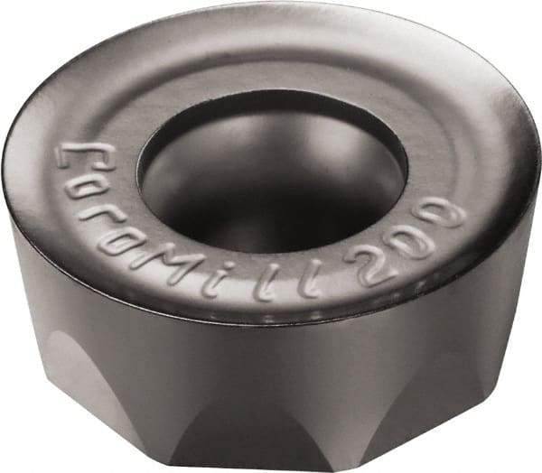 Sandvik Coromant - RCHT09T300 ML Grade 1040 Carbide Milling Insert - TiAlN2 Finish, 0.1563" Thick, 3/8" Inscribed Circle, 3/16" Corner Radius - USA Tool & Supply
