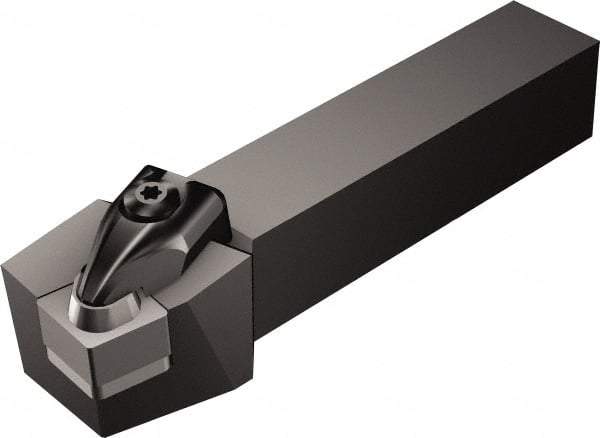 Sandvik Coromant - CCRNR/L, Right Hand Cut, 15° Lead Angle, 31.75mm Shank Height x 31.75mm Shank Width, Negative Rake Indexable Turning Toolholder - 152.4mm OAL, CNGN 12 07 08, CNG 452 Insert Compatibility, Series T-Max - USA Tool & Supply