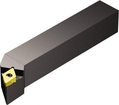 Sandvik Coromant - TR-D13JC, Left Hand Cut, -3° Lead Angle, 16mm Shank Height x 16mm Shank Width, Neutral Rake Indexable Turning Toolholder - 125mm OAL, TR-DC1308 Insert Compatibility, Series CoroTurn TR - USA Tool & Supply