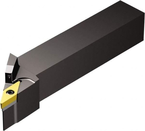 Sandvik Coromant - SVJBR/L..HP, Right Hand Cut, -3° Lead Angle, 32mm Shank Height x 25mm Shank Width, Neutral Rake Indexable Turning Toolholder - 170mm OAL, VBMT 16 04 08, VBMT 332 Insert Compatibility, Series CoroTurn 107 - USA Tool & Supply