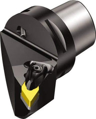 Sandvik Coromant - Right Hand Cut, Size C5, DNMG 442 Insert Compatiblity, Modular Turning & Profiling Cutting Unit Head - 35mm Ctr to Cutting Edge, 60mm Head Length, Through Coolant, Series T-Max P - USA Tool & Supply