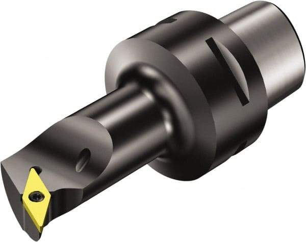 Sandvik Coromant - Right Hand Cut, Size C5, VBMT 16 04 08 & VBMT 332 Insert Compatiblity, Internal Modular Turning & Profiling Cutting Unit Head - 22mm Ctr to Cutting Edge, 110mm Head Length, Through Coolant, Series CoroTurn 107 - USA Tool & Supply