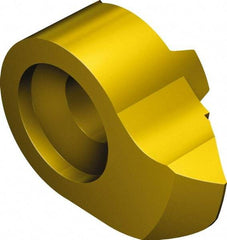 Sandvik Coromant - MB..T04507, 1025 Grade Carbide Profiling Insert - TiAlN/TiN Finish, 45° Incl Angle, 0.0787" Side Length, 0.2mm Corner Radius - USA Tool & Supply