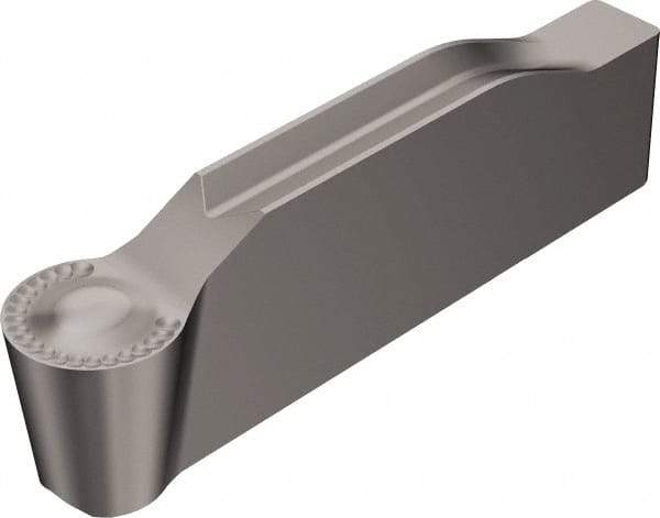 Sandvik Coromant - 0400N123 Grade H13A, 4mm Cutting Width Carbide Grooving Insert - 1.8mm Max Depth of Cut, Neutral, 2mm Corner Radius, Uncoated - USA Tool & Supply