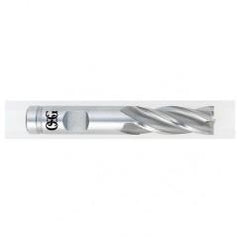 1 Dia. x 5-1/2 Overall Length 4-Flute Square End HSS-CO SE End Mill-Round Shank-Center Cutting-Uncoated - USA Tool & Supply