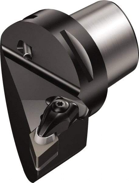 Sandvik Coromant - Left Hand Cut, Size C5, DNGQ 452 Insert Compatiblity, Modular Turning & Profiling Cutting Unit Head - 35mm Ctr to Cutting Edge, 60mm Head Length, Through Coolant, Series T-Max - USA Tool & Supply
