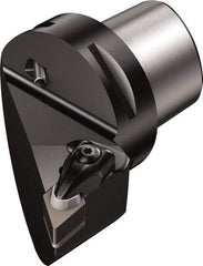 Sandvik Coromant - Left Hand Cut, Size C5, DNGQ 452 Insert Compatiblity, Modular Turning & Profiling Cutting Unit Head - 35mm Ctr to Cutting Edge, 60mm Head Length, Through Coolant, Series T-Max - USA Tool & Supply