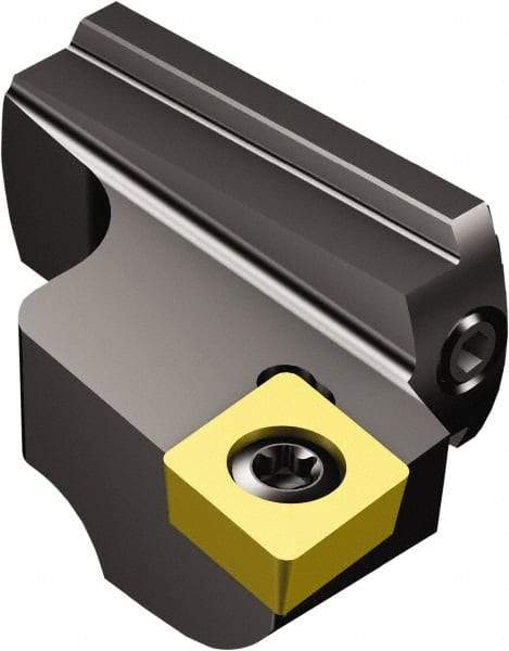 Sandvik Coromant - Right Hand Cut, Size 32, CCMT 3(2.5)2 Insert Compatiblity, Modular Turning & Profiling Cutting Unit Head - 21mm Ctr to Cutting Edge, 22mm Head Length, Series CoroTurn 107 - USA Tool & Supply