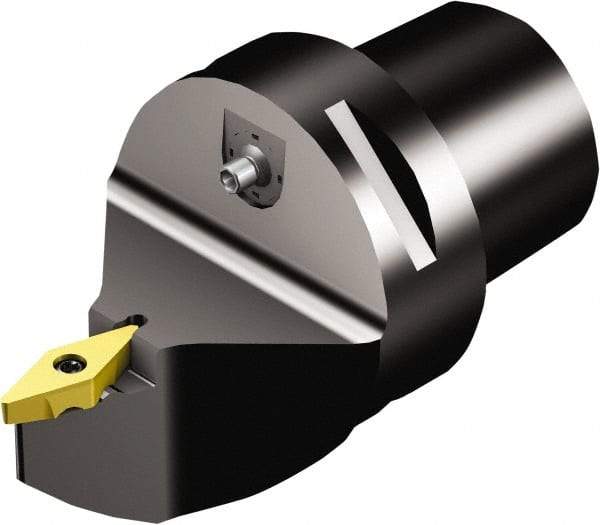Sandvik Coromant - Neutral Cut, Size C6, TR-VB1308 Insert Compatiblity, Internal Modular Turning & Profiling Cutting Unit Head - 0.5mm Ctr to Cutting Edge, 65mm Head Length, Through Coolant, Series CoroTurn TR - USA Tool & Supply