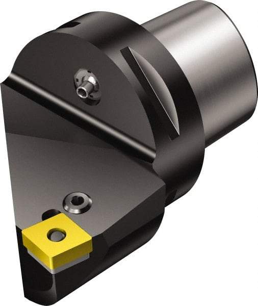 Sandvik Coromant - Left Hand Cut, Size C5, CNMG 12 04 08 & CNMG 432 Insert Compatiblity, External Modular Turning & Profiling Cutting Unit Head - 27mm Ctr to Cutting Edge, 60mm Head Length, Through Coolant, Series T-Max P - USA Tool & Supply