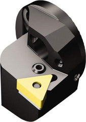 Sandvik Coromant - Left Hand Cut, Size 40, TNMG 332 Insert Compatiblity, Modular Turning & Profiling Cutting Unit Head - 27mm Ctr to Cutting Edge, 35mm Head Length, Through Coolant, Series T-Max P - USA Tool & Supply
