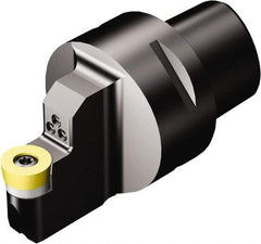 Sandvik Coromant - Neutral Cut, Size C5, RCMT 12 04 M0 Insert Compatiblity, Internal Modular Turning & Profiling Cutting Unit Head - 6mm Ctr to Cutting Edge, 60mm Head Length, Through Coolant, Series CoroTurn 107 - USA Tool & Supply