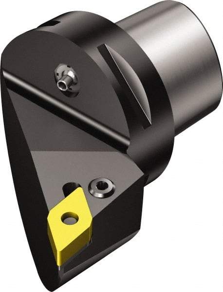 Sandvik Coromant - Right Hand Cut, Size C4, DNMG 442 Insert Compatiblity, Modular Turning & Profiling Cutting Unit Head - 27mm Ctr to Cutting Edge, 55mm Head Length, Through Coolant, Series T-Max P - USA Tool & Supply