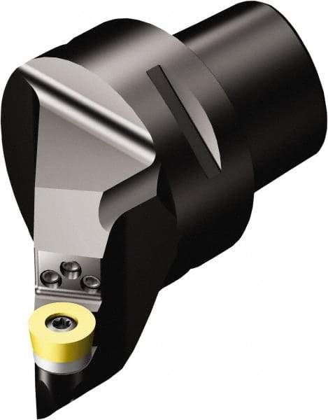 Sandvik Coromant - Left Hand Cut, Size C5, RCMT 16 06 M0 Insert Compatiblity, Modular Turning & Profiling Cutting Unit Head - 35mm Ctr to Cutting Edge, 60mm Head Length, Through Coolant, Series CoroTurn 107 - USA Tool & Supply