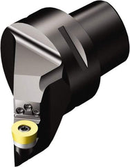 Sandvik Coromant - Right Hand Cut, Size C5, RCMT 12 04 M0 Insert Compatiblity, Modular Turning & Profiling Cutting Unit Head - 35mm Ctr to Cutting Edge, 60mm Head Length, Through Coolant, Series CoroTurn 107 - USA Tool & Supply